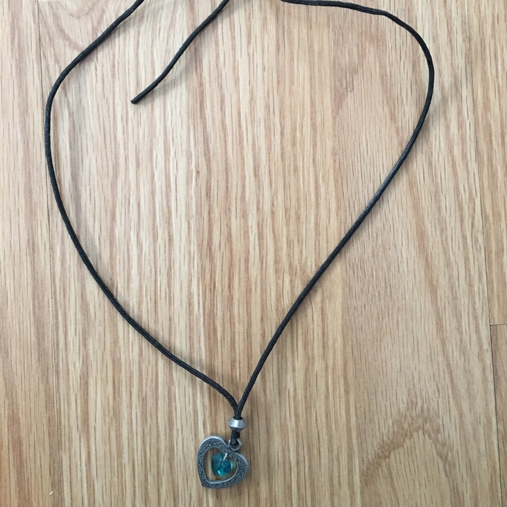 Medieval styled Crystal Heart Necklace